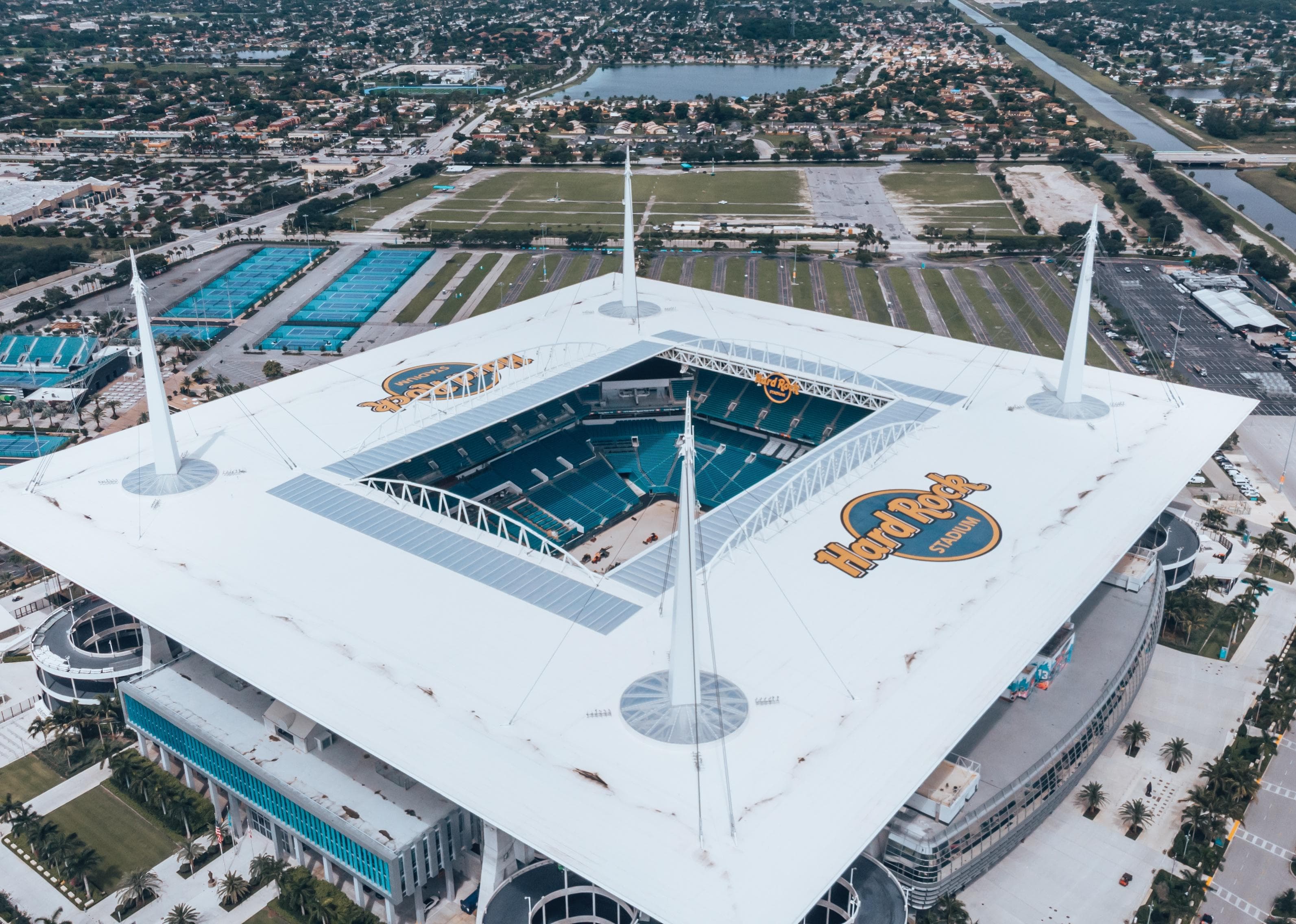 Hard Rock Stadium Miami aerial view